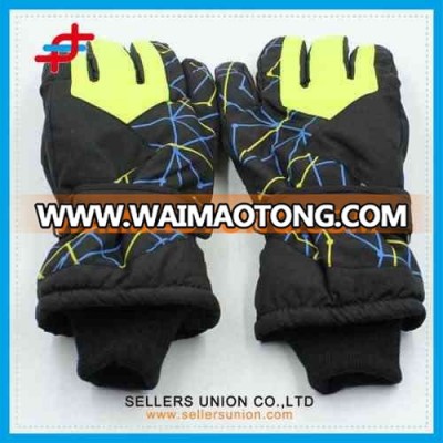 classic high quality winter men sports ski gloves for wholesale/waterproof and windproof